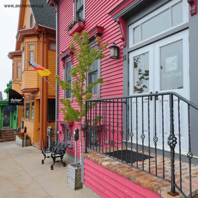 The town of Lunenburg is rich in colourful and historic architecture from the 1700's and 1800's.