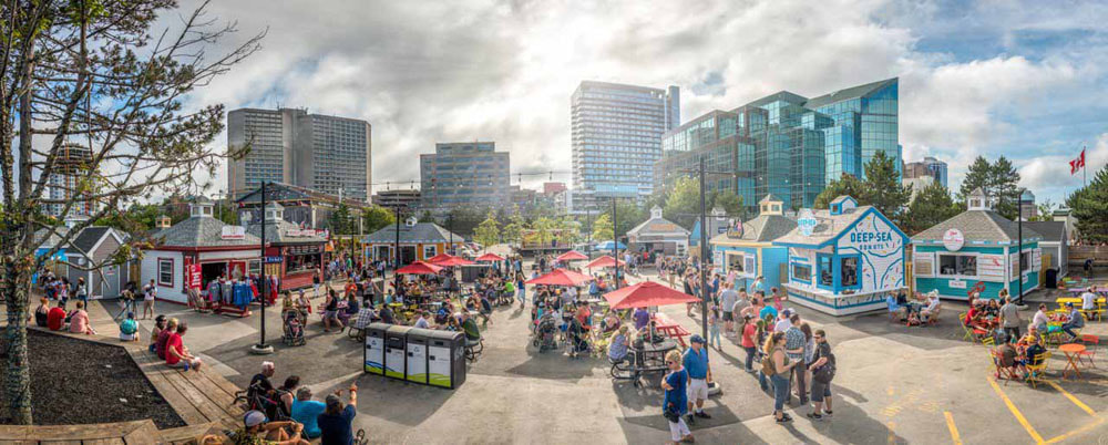 There is a great selection of restaurants on the Halifax waterfront.