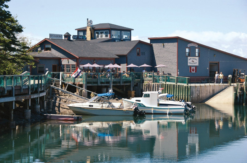 Halls Harbour Lobster Pound located in Halls Harbour, Nova Scotia.