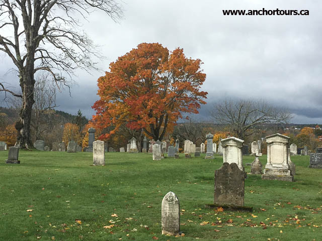 Hillcrest Cemetery in Lunenburg, Nova Scotia is one of Canada's first Protestant Cemeteries, with its first burial in 1761. 