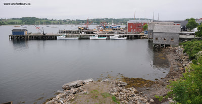 Halifax day trip to Lunenburg, Nova Scotia. Fishing docks.