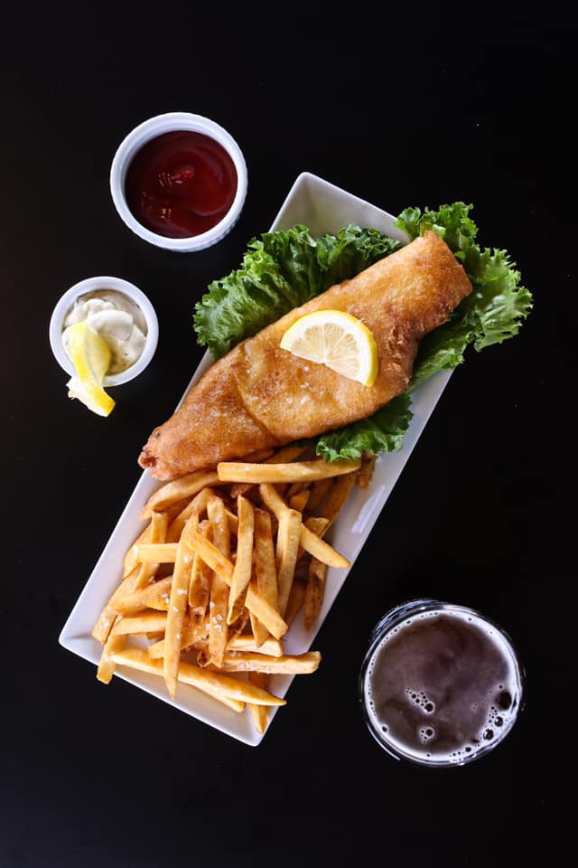 The Mug & Anchor Pub in Mahone Bay, Nova Scotia serves fresh local seafood and craft beer from the Maritime Provinces.
