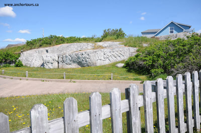 Halifax day trip to Peggy's Cove, Nova Scotia. Fishermen's memorial.