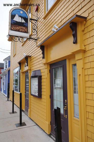 Halifax day trip to Lunenburg, Nova Scotia. Heritage buildings. Rum Runner Inn